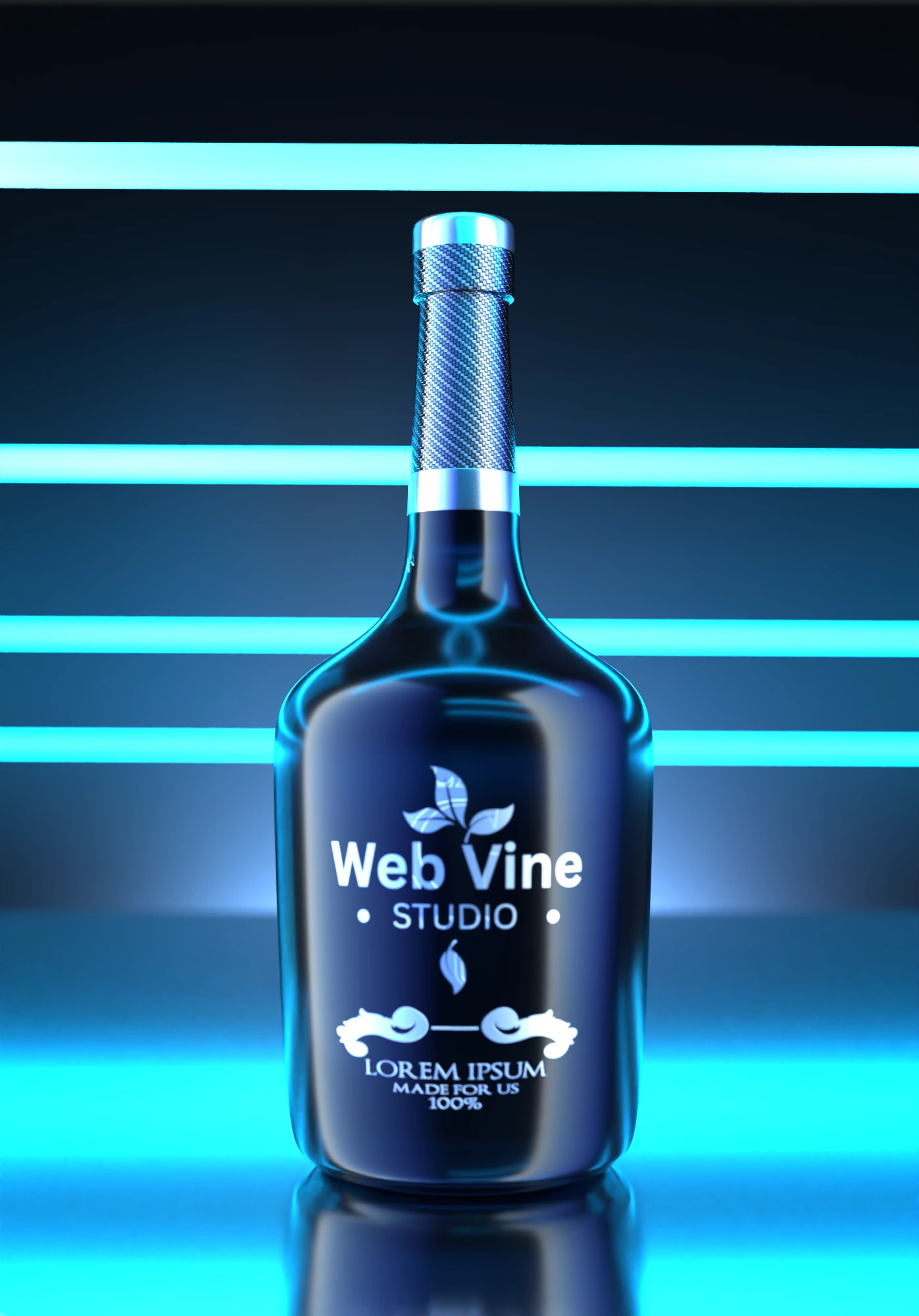 Photorealistic 3D Product Scene and E-commerce Mockup