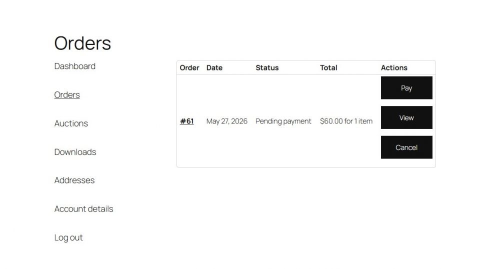 An enterprise-grade, zero-bloat auction engine for WooCommerce. Features custom database tables, anti-sniping, live AJAX bidding, and automated winner routing.