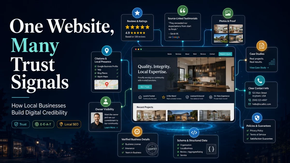 One Website, Many Trust Signals: How Local Businesses Build Digital Credibility