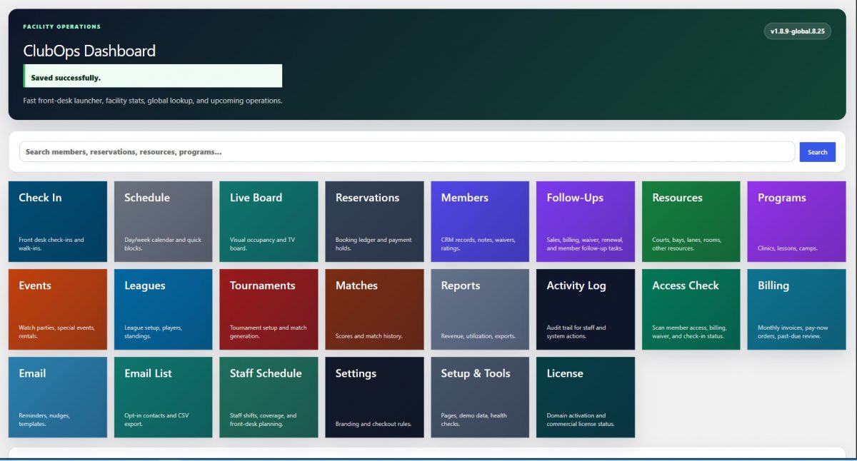 ClubOps Global – WordPress Club Management Software - Best Alternative.