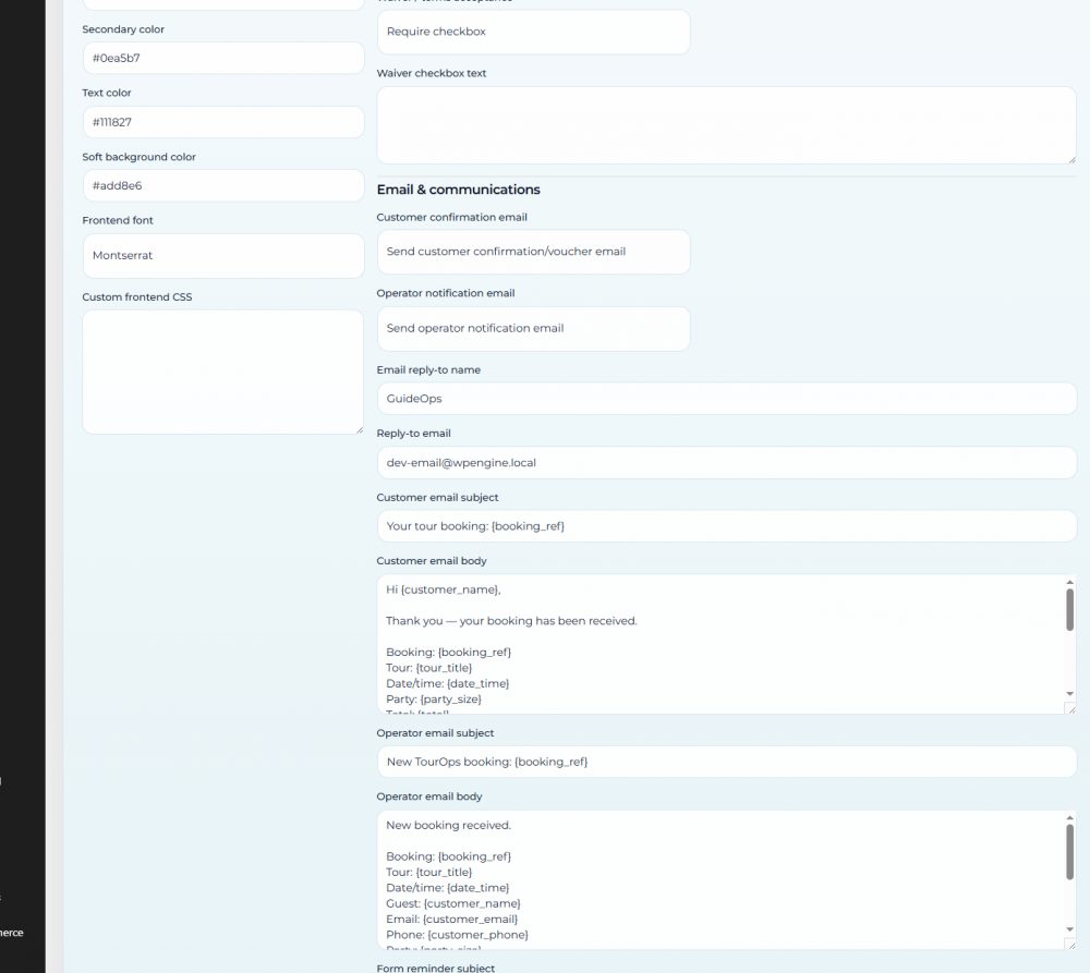 tourops-wordpress-rezgo-replacement-alternitave-no-monthy-fees-settings-page-two